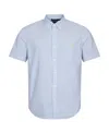 Polo Ralph Lauren Embroidered-logo Candy Stripe Shirt In Blue