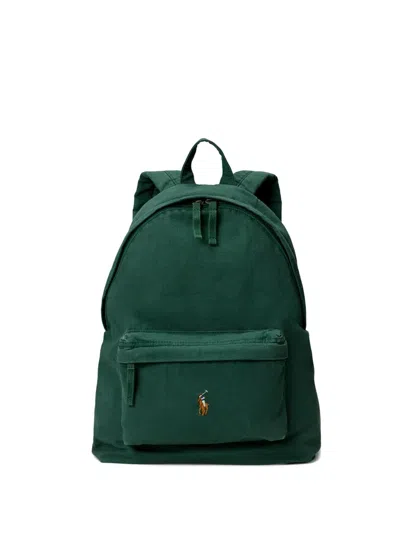 Polo Ralph Lauren Embroidered-logo Canvas Backpack