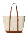 Polo Ralph Lauren Embroidered-logo Canvas Tote Bag