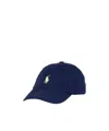 Polo Ralph Lauren Branded Baseball Cap Navy In Blue