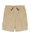 Polo Ralph Lauren Embroidered-logo Cargo-style Shorts In Nude