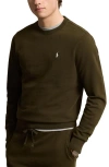 Polo Ralph Lauren Loopback Fleece Sweatishirt In Dark Loden
