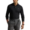 Polo Ralph Lauren Slim Fit Long Sleeve Poplin Button Down Shirt In Black Marl Heather