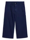 Polo Ralph Lauren Embroidered-logo Cotton Jeans In Blue
