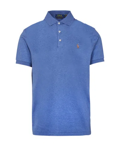 Polo Ralph Lauren Poloshirt Mit Logo-stickerei In Blue