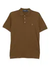 Polo Ralph Lauren Classic Fit Soft Cotton Polo Shirt In Brown