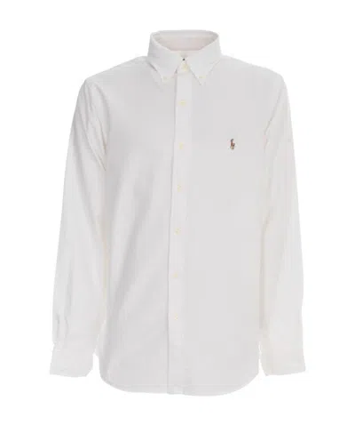 POLO RALPH LAUREN POLO RALPH LAUREN LOGO EMBROIDERED BUTTONED SHIRT