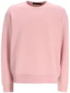 Polo Ralph Lauren Relaxed-fit Loopback Fleece Sweatshirt In Pink