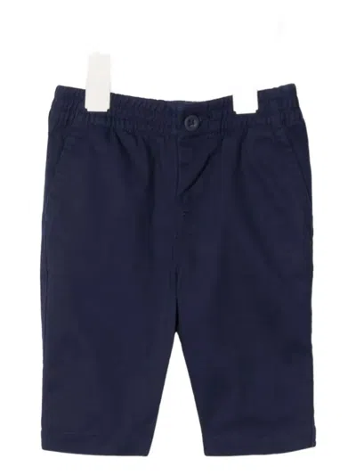 Polo Ralph Lauren Kids' Embroidered-logo Flap-pocket Trousers In Blue