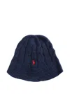 Polo Ralph Lauren Embroidered-logo Hat In Blue