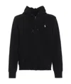 Polo Ralph Lauren Pony Hoodie In Black