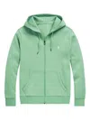Polo Ralph Lauren Embroidered-logo Hoodie In Green