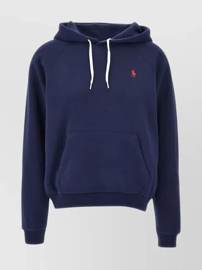 POLO RALPH LAUREN EMBROIDERED LOGO HOODIE WITH HOOD AND POCKETS
