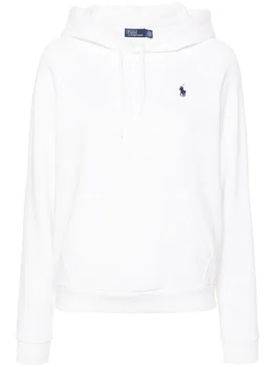POLO RALPH LAUREN EMBROIDERED-LOGO JERSEY HOODIE