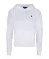 Polo Ralph Lauren Pony Embroidered Drawstring Hoodie In White