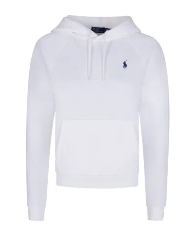 Polo Ralph Lauren Pony Embroidered Drawstring Hoodie In Black