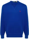 Shop Polo Ralph Lauren Embroidered Logo Jumper In Blue