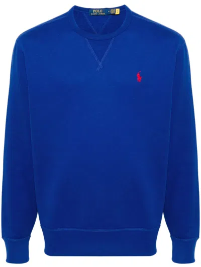 POLO RALPH LAUREN EMBROIDERED LOGO JUMPER