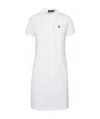 Polo Ralph Lauren Kleid Mit Zopfmuster In White