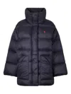 Polo Ralph Lauren Embroidered-logo Padded Jacket In Blue