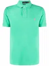 Polo Ralph Lauren Slim-fit Logo-embroidered Cotton-piqué Polo Shirt In Green