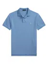 Polo Ralph Lauren Cotton Polo Shirt With Logo In Blue