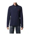 Polo Ralph Lauren Long-sleeved Polo Shirt With Classic Collar In Black