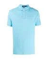 Polo Ralph Lauren Sskcslim1 Short Sleeve Knit Clothing In Blue
