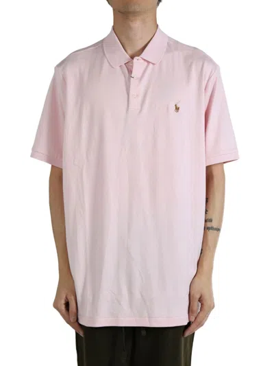 Polo Ralph Lauren Embroidered Logo Polo Shirt In Pink