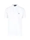 Polo Ralph Lauren Embroidered Logo Short-sleeve Polo Shirt In White