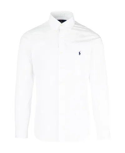 Polo Ralph Lauren Classic Pony Logo Oxford Shirt In White