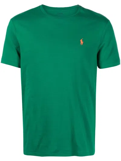 POLO RALPH LAUREN EMBROIDERED-LOGO SHORT-SLEEVE T-SHIRT