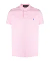 Polo Ralph Lauren Pink Polo Shirt With Pony Detail On The Front In Pink