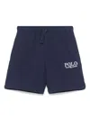 Polo Ralph Lauren Cotton-blend Fleece Shorts In Blue