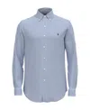 Polo Ralph Lauren Cotton Sport Shirt In Blue
