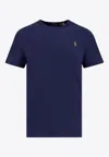 Polo Ralph Lauren Custom Slim-fit In Pima Cotton T-shirt In Blue