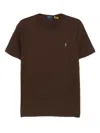 Polo Ralph Lauren Ralph Lauren Jersey Crewneck T-shirt In Brown