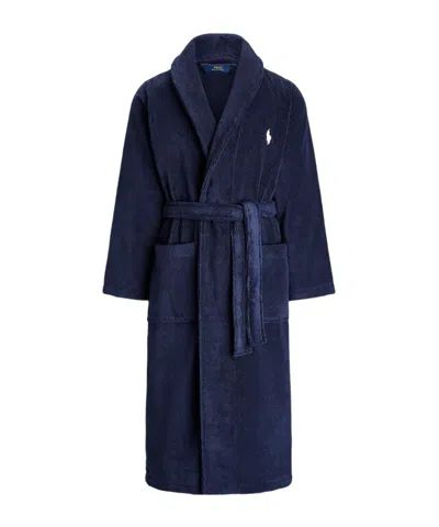 Polo Ralph Lauren Navy Terry Cotton Robe