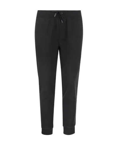 Polo Ralph Lauren Embroidered-logo Track Pants In Black