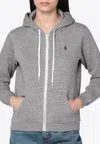 Polo Ralph Lauren Embroidered Logo Zip-up Hooded Sweatshirt
