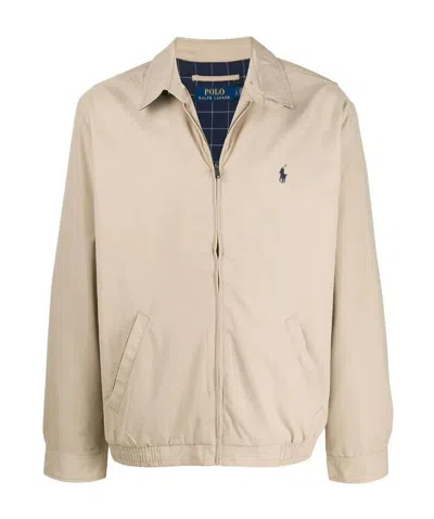 Polo Ralph Lauren Bi-swing Lightweight Zipped Jacket In Black