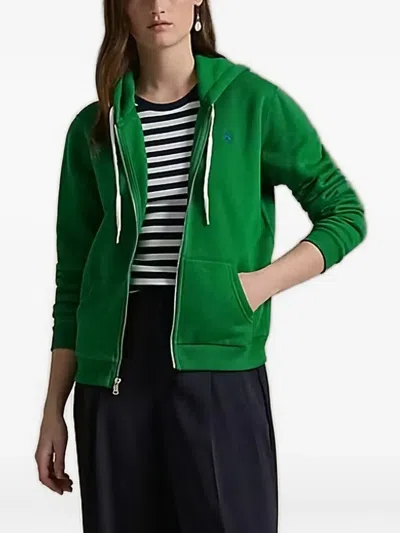 Polo Ralph Lauren Embroidered-logo Zip-up Sweatshirt