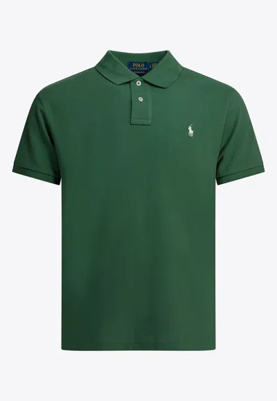Polo Ralph Lauren Embroidered Polo T-shirt In Green
