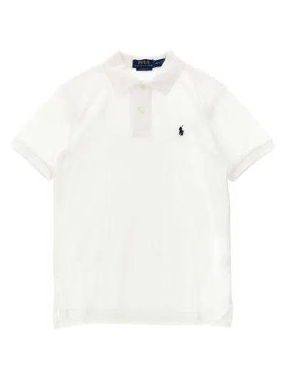 Polo Ralph Lauren Embroidered Pony Logo Polo In White