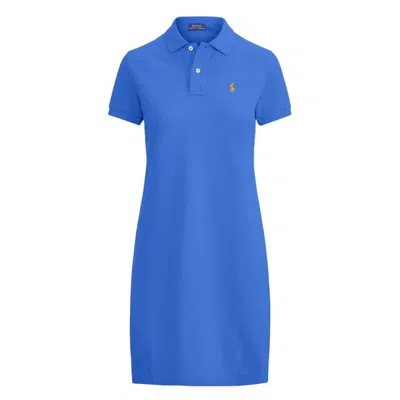 POLO RALPH LAUREN POLO RALPH LAUREN EMBROIDERED-PONY POLO DRESS
