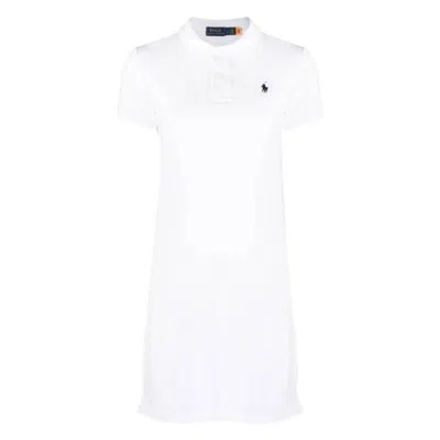 POLO RALPH LAUREN POLO RALPH LAUREN EMBROIDERED-PONY POLO DRESS