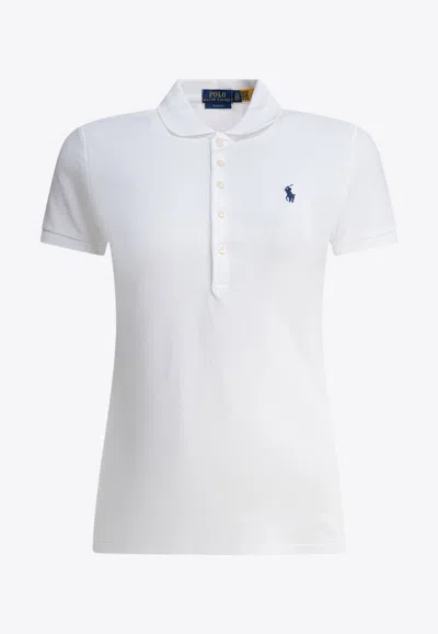 Polo Ralph Lauren Embroidered Pony Polo T-shirt In White