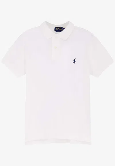 Polo Ralph Lauren Embroidered Pony Polo T-shirt In White