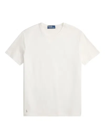 Polo Ralph Lauren Embroidered-pony T-shirt In White