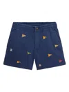 Polo Ralph Lauren Embroidered Shorts In Blue